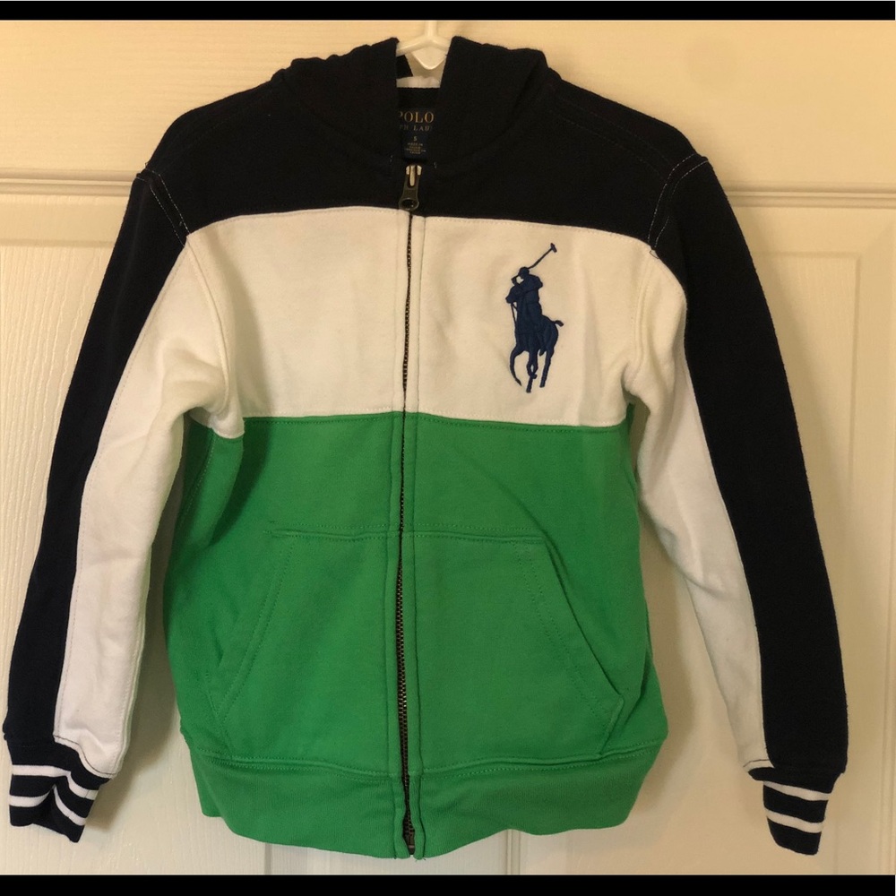 Polo Ralph Lauren Boy’s Zip Up Sweatshirt - Size 5